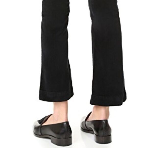 3x1 W3 Patch Bell Crop Pants Black Overdye Women - Picture 3 of 8